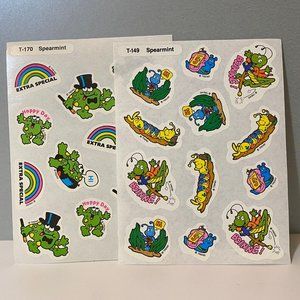Vintage Trend Scratch & Sniff Spearmint Stickers
